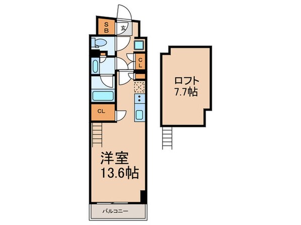 ザ・パークハビオSOHO代々木公園の物件間取画像